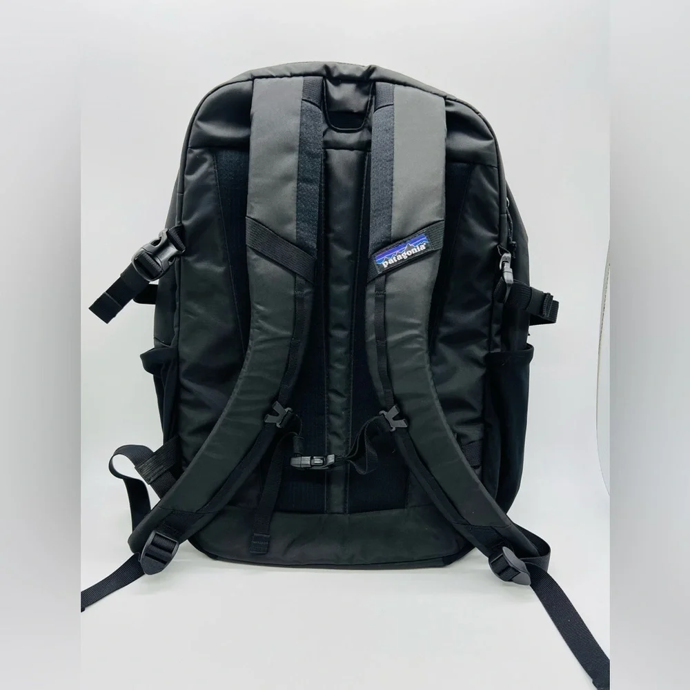Patagonia Black Backpack with Blue Logo STY47913FA23